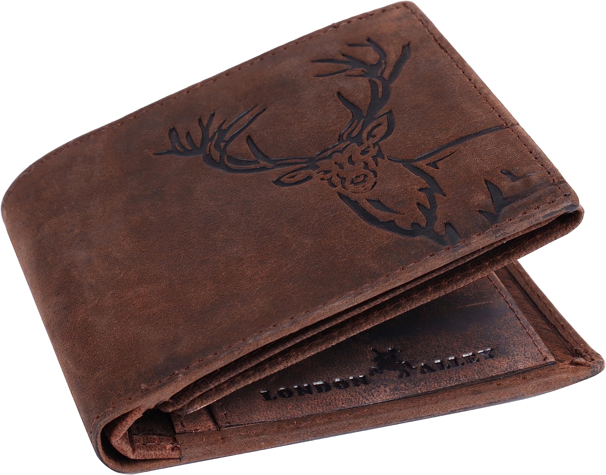 Elk Vintage Brown Men's Leather Wallet.