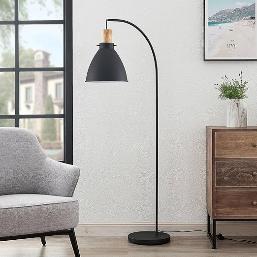 Lindby Lindby vloerlamp Trebale (scandinavisch) in Zwart uit overige metaal o.a. voor woon-/ eetkamer - Staande lamp, staanlamp vloerverlichting photo 3