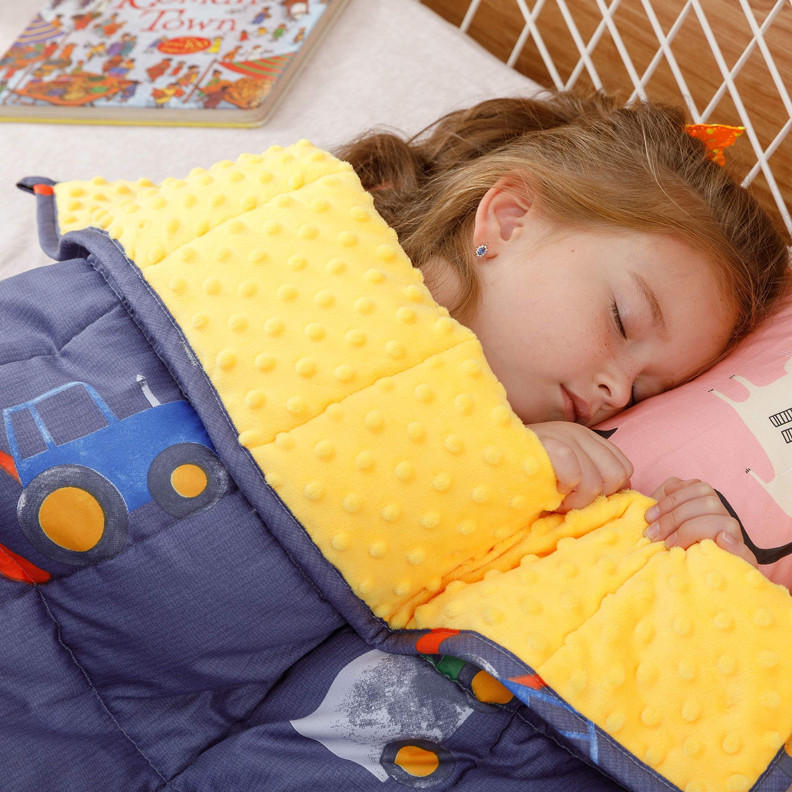 Uttermara Minky Weighted Blanket for Sleeping, 7lbs 41x60 inches