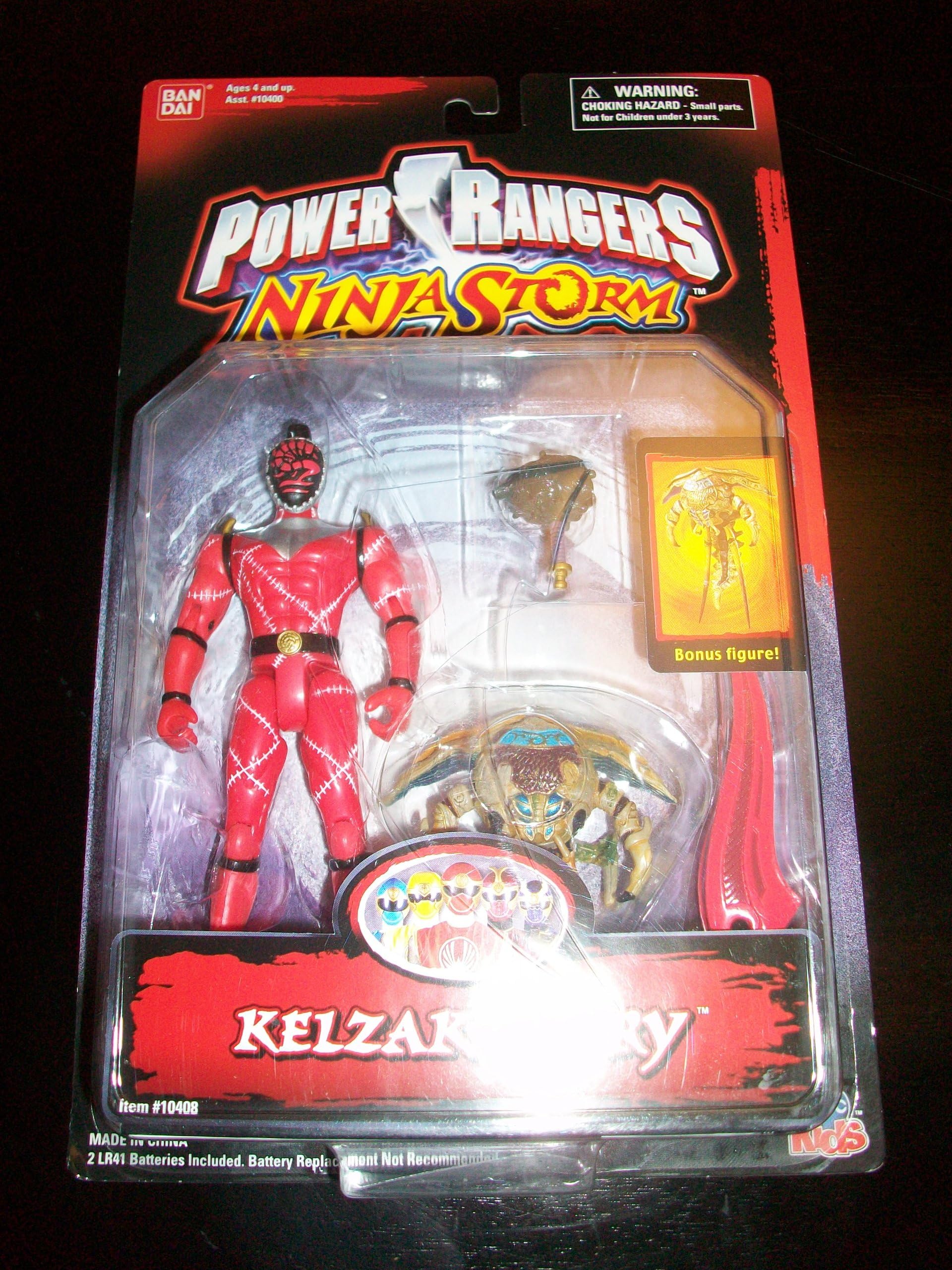Power Rangers 2003 Ninja Storm Evil Space Alien Villain Kelzak Fury Action Figure MOSC MOC
