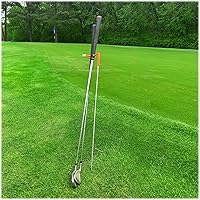 Vista 1 de El soporte para palos de golf en forma de V mantiene tus palos limpios, secos y visibles, soporte para palos de golf hecho de acero inoxidable