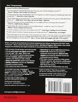 Java How To Program (Early Objects) (10th Edition)