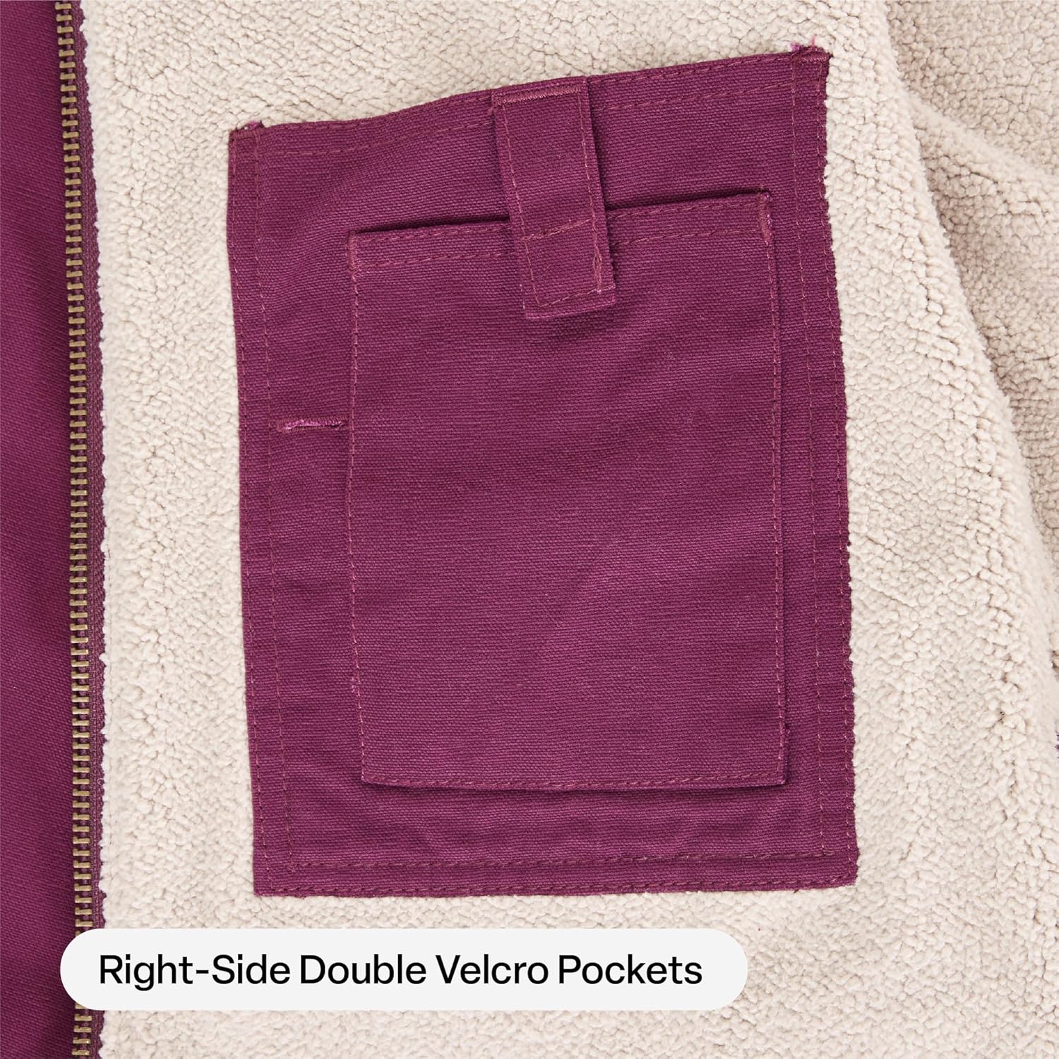 Berne Women's Sherpa-Lined Softstone Duck Hooded Jacket - Image 6