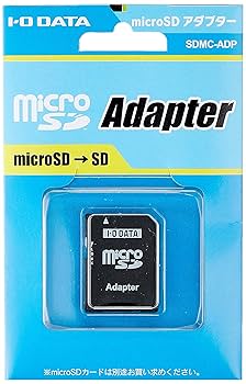 IODATA - 【新品】I-O DATA microSDカード 変換アダプター付き 128GB Amazon | I-O DATA microSDカード専用 SDカードアダプター SDMC