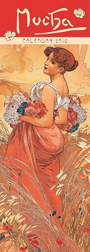 Alphonse Mucha slim calendar 2018 (Art Calendar)