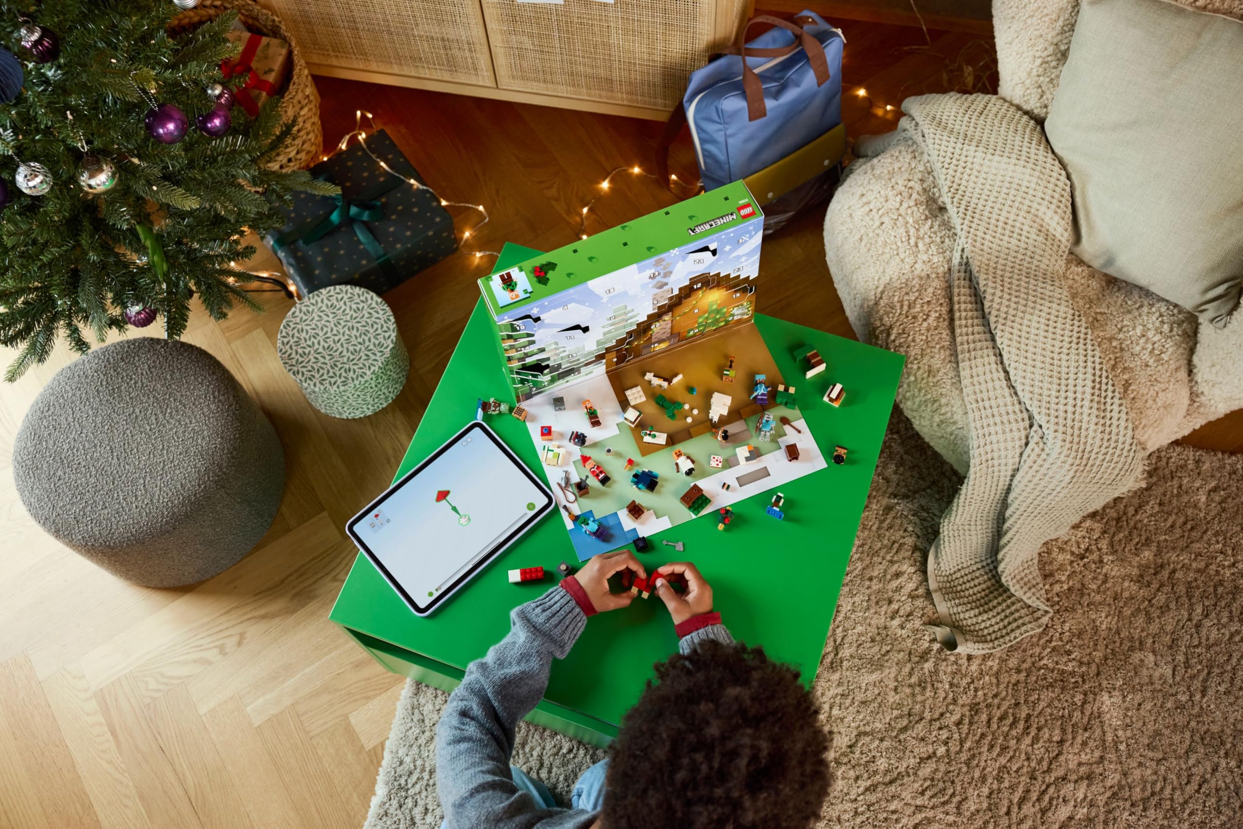 Mattel Minecraft - Calendario dell'Avvento, con 3 action | WhichOne