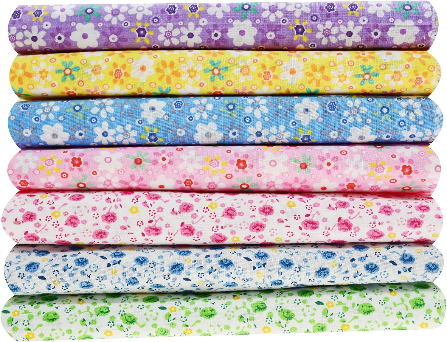 14 pcs 20 x 20 inch cotton fabric square quilting... Amazon.com: Pofik 7 pcs/lot Quilting Fabric Bundles,100% Cotton Fat ...