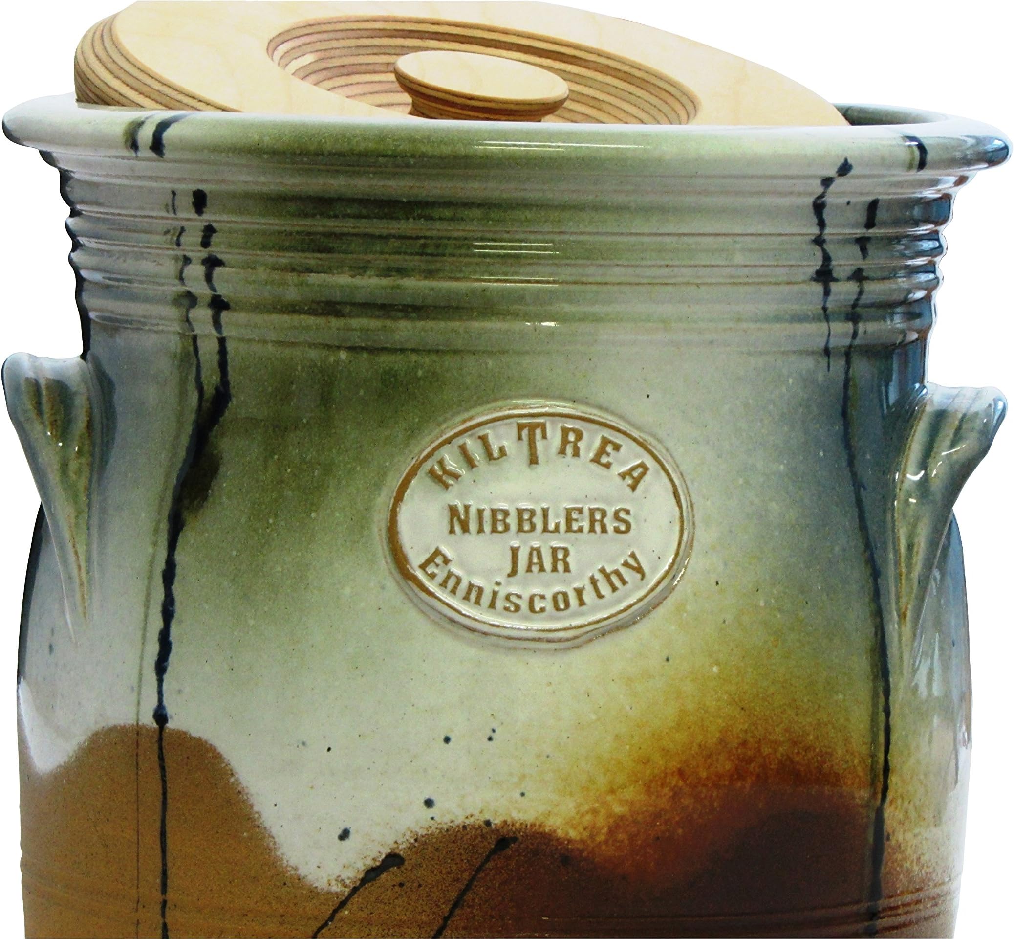 Irish "Nibblers" (Cookie) Jar by Kiltrea Pottery Ireland
