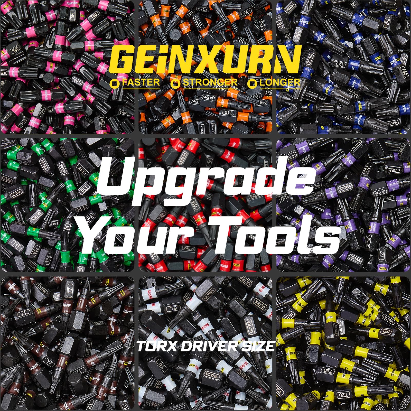 Geinxurn 13-Piece Impact Torx Screwdriver Set -7 Geinxurn 13-Piece Impact Torx Screwdriver Set -7