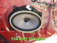 Vista 2 de Anillos espaciadores de adaptador de altavoz de ajuste exacto para vehículos Lexus - SAK010_6925-1 par