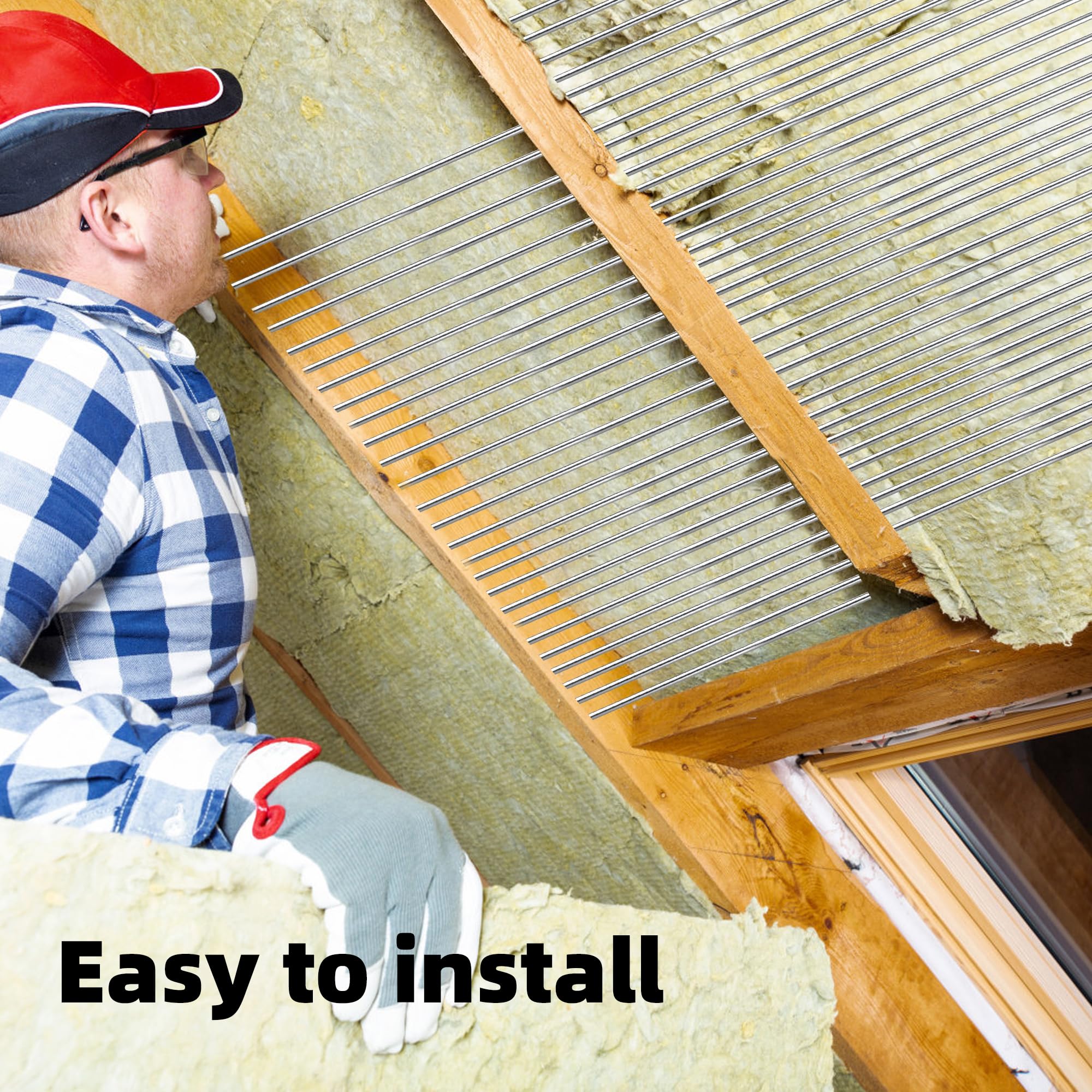 Metal Building Insulation 50-Pack Stainless Steel Insulation