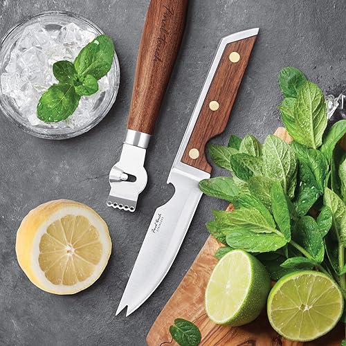 Miniatura 2 de Final Touch Juego de cuchillos y zester de bar de barman (FTA2110)