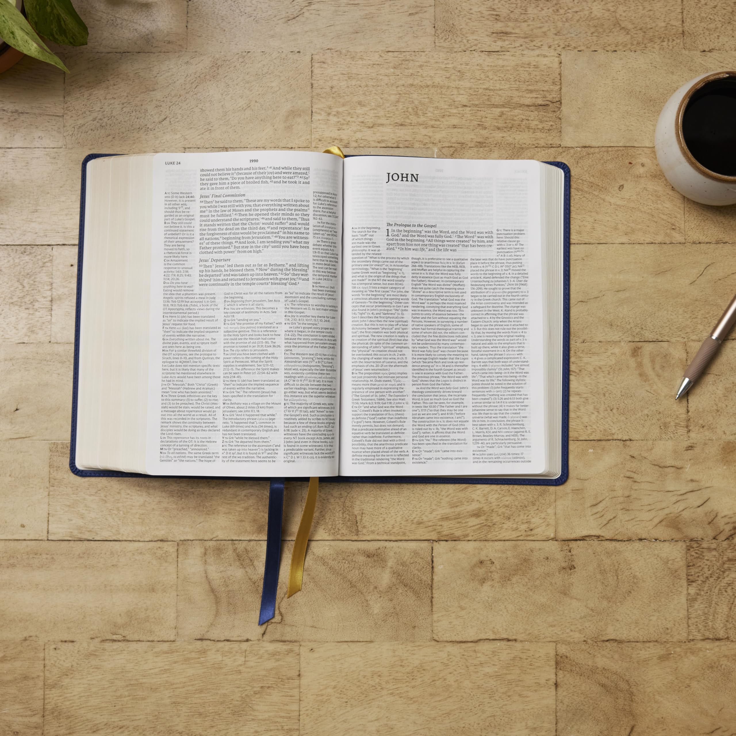 Net Bible, Full Notes Edition (Net, Blue Leathersoft, Comfort Print): Holy Bible