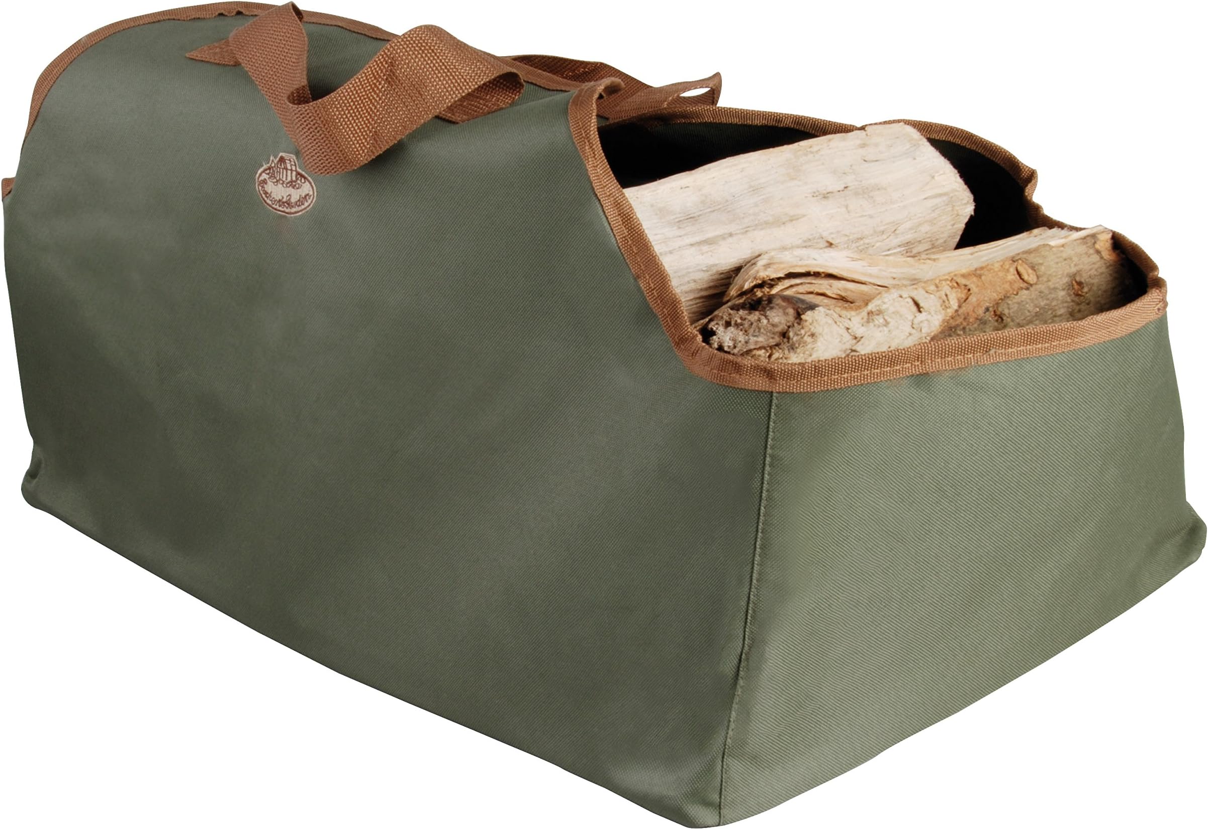 Esschert Design Canvas Log Carrier, Green