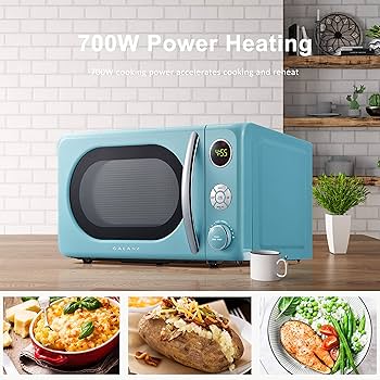 microwave ドレス Galanz Retro microwave design 0.7-cu ft Small 700-Watt