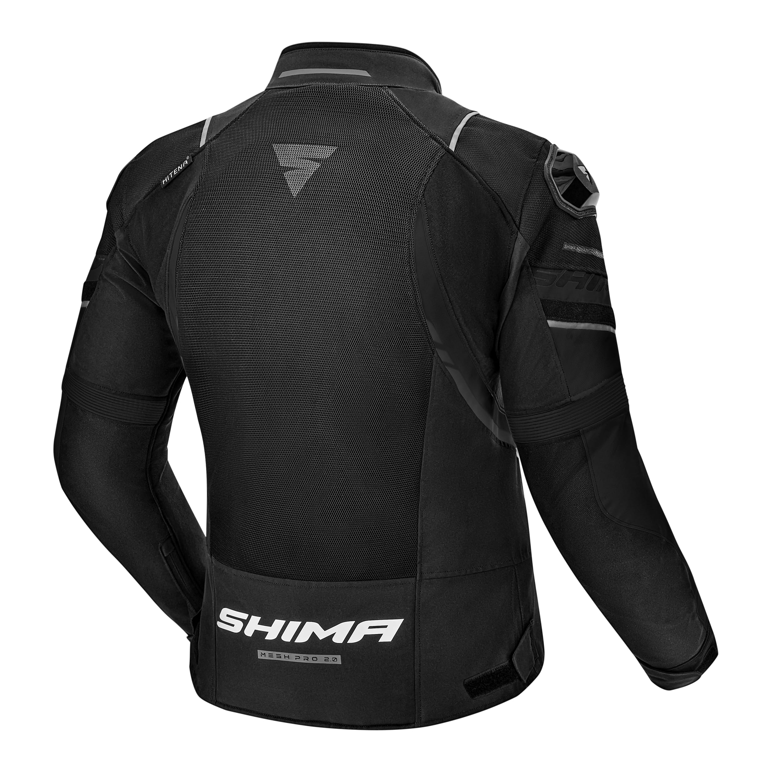 SHIMA Mesh Pro 2.0 Giacca Moto Uomo AirForce Paraschiena Giubbotto Protezioni Estiva Giacche Ventilato Leggero Motociclista