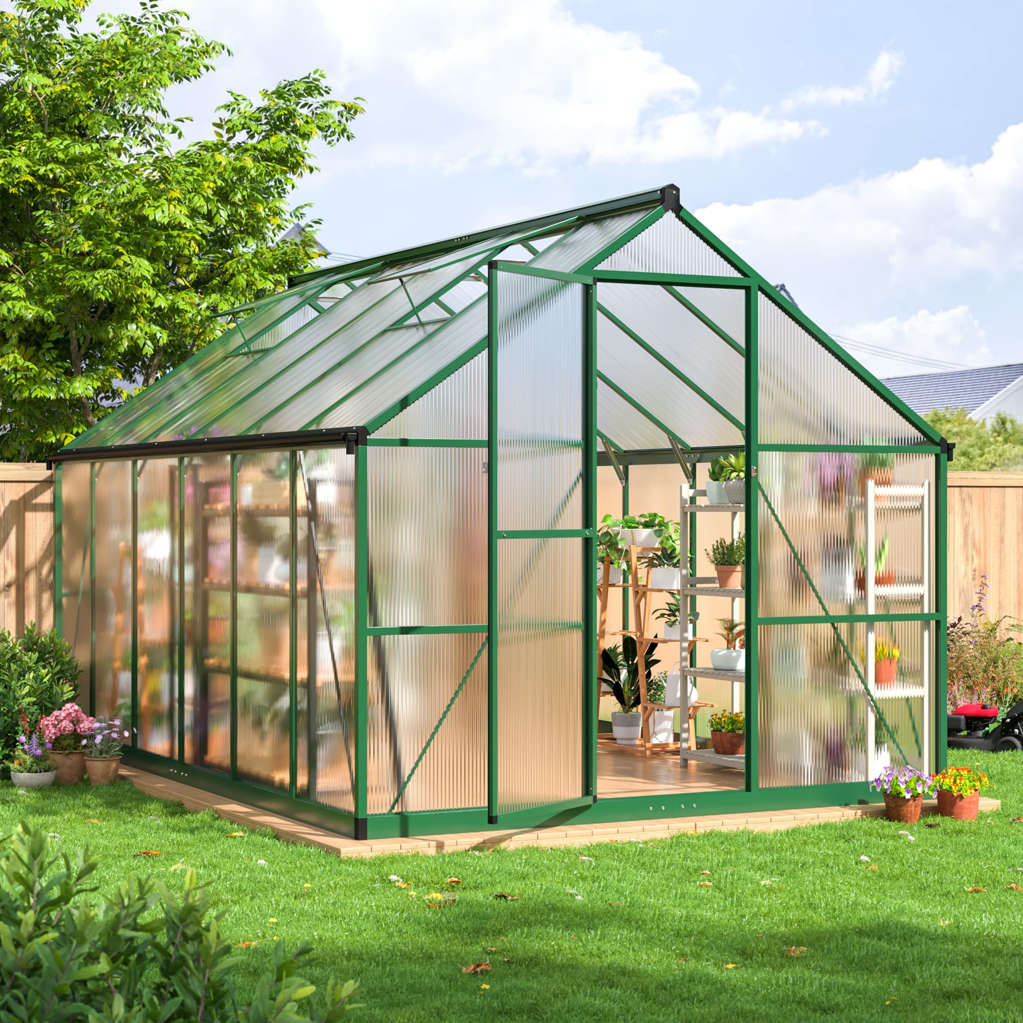 Amazon.com : AirWire 8x12 FT Greenhouse for Outdoors, Quick Setup