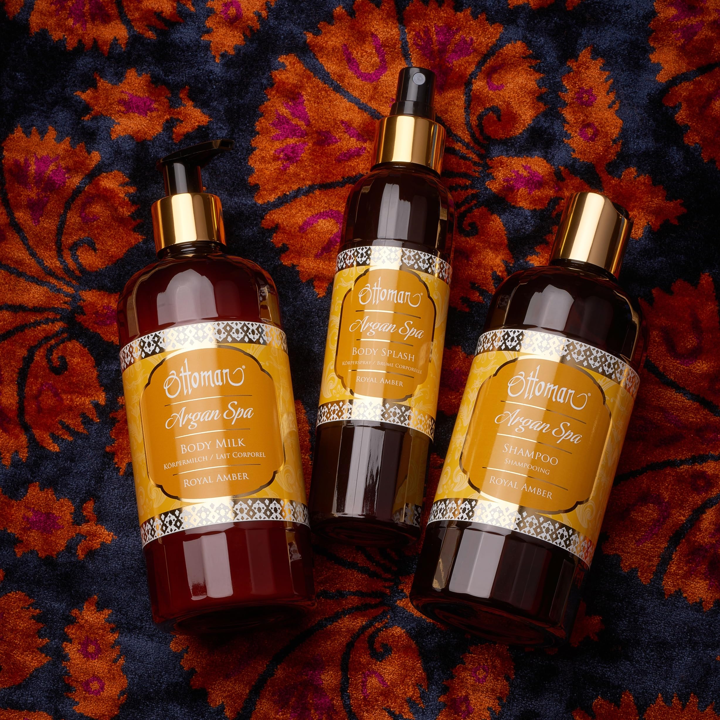 Ottoman Argan Spa Body Milk Royal Amber Pack of 2 x 400 ml, 400 ml (Pack of 2) - Image 2