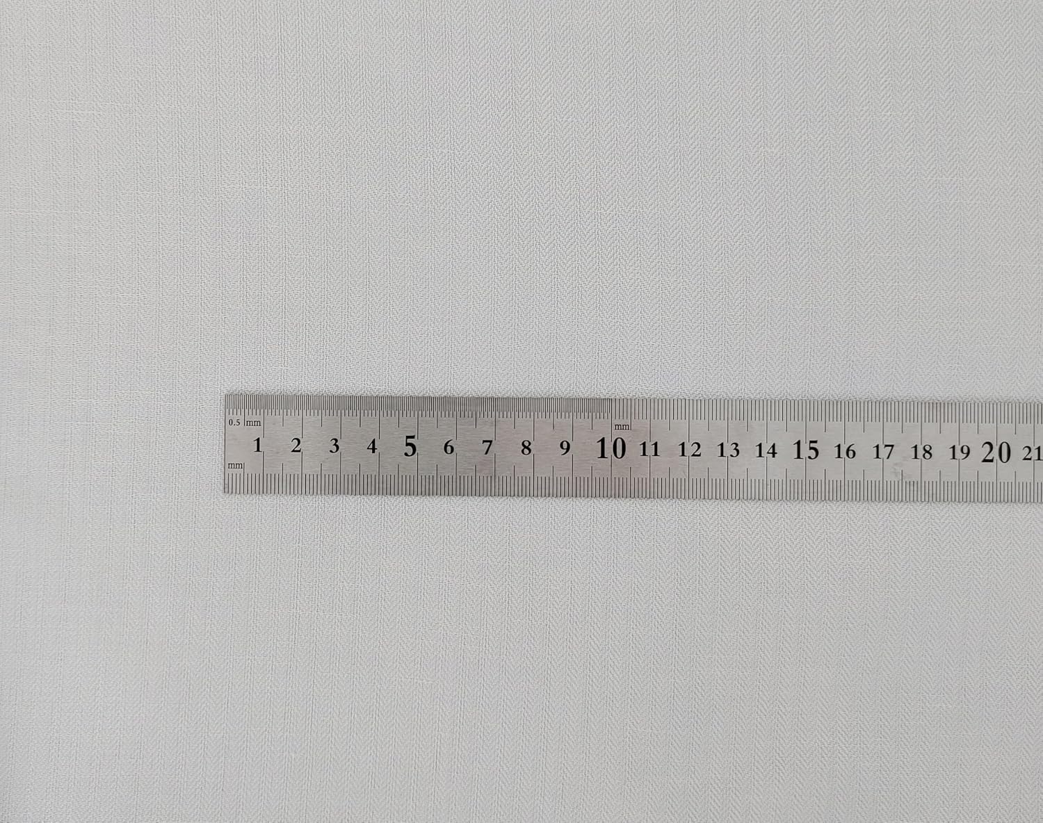 Ivory Linen-Tencel Small Herringbone Fabric 6764 Ivory