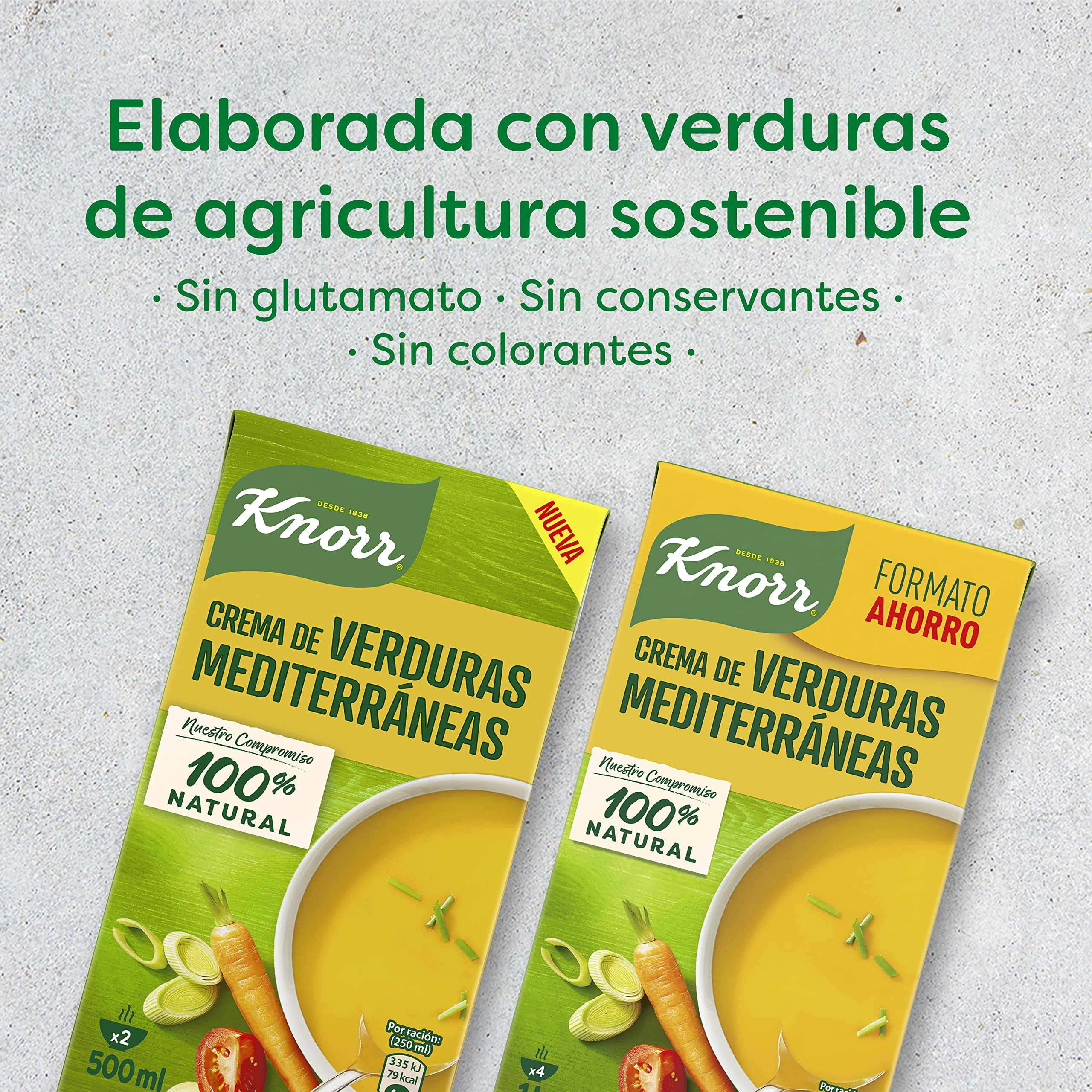 Knorr Crema de Verduras Mediterraneas 500ml