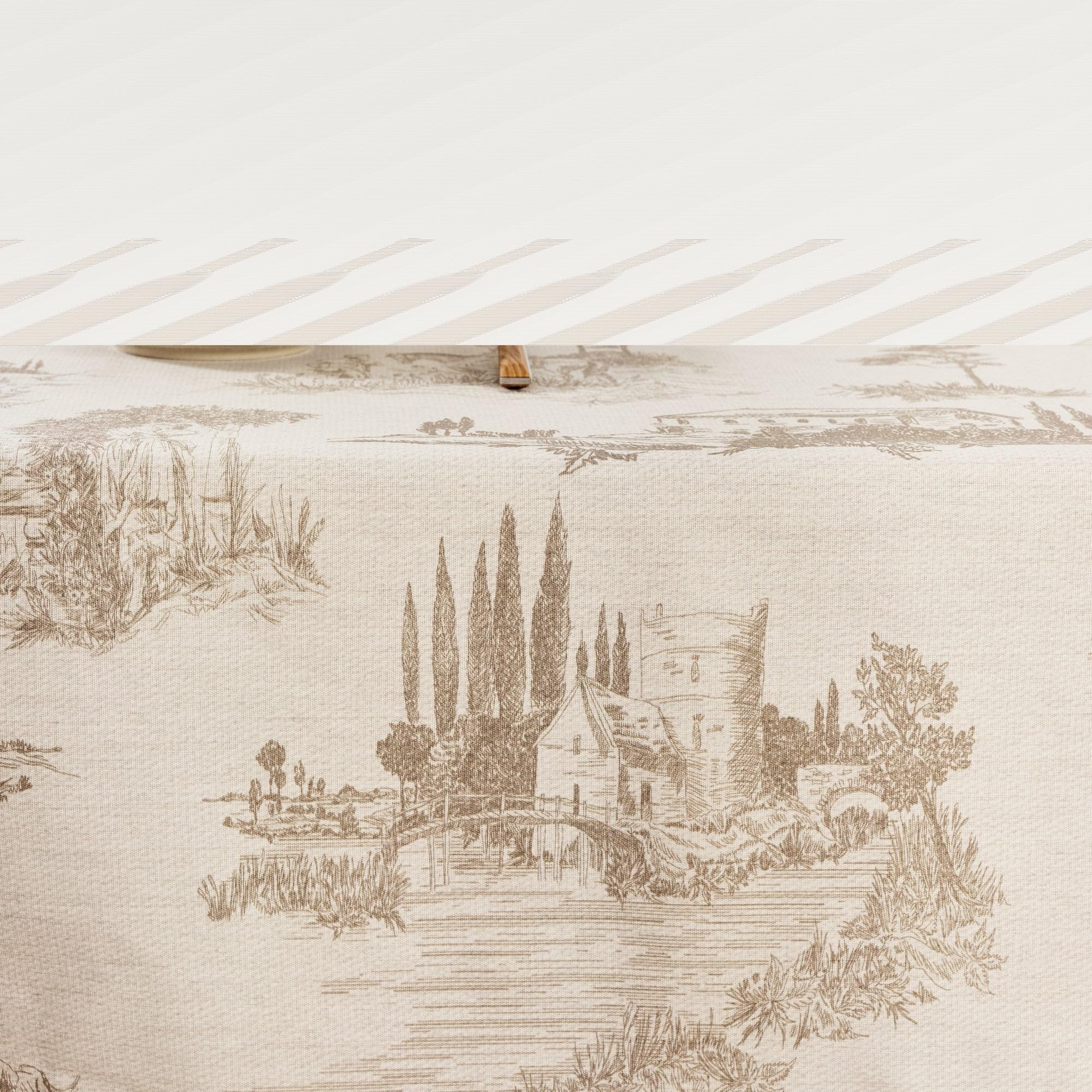 BELUM | Mantel Antimanchas Tamaño 200x155 cm - Mantel Tacto Extrasuave Color Multicolor - Mantel 100% Made in Spain Tejido 100% algodón orgánico - Mantel Modelo 0120-355