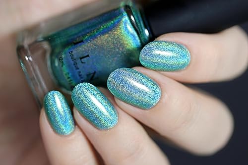 Miniatura 424 de ILNP Madison Ave Esmalte de uñas holográfico metálico rosa antiguo