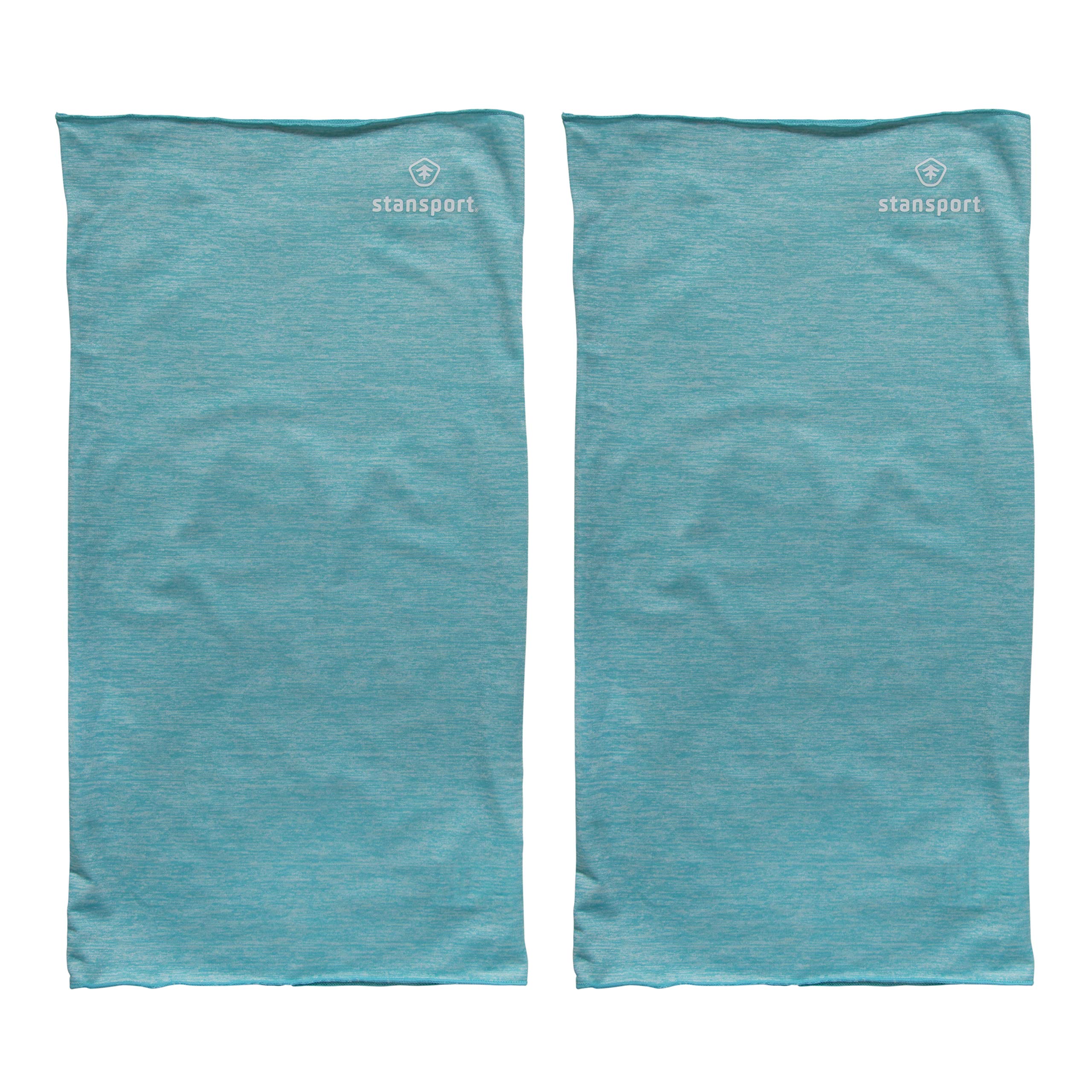 StanSport Unisex's - Polainas para cuello de microfibra, color azul, 2 unidades, 29,5 cm de largo x 12,7 cm de ancho x 2,5 cm de alto