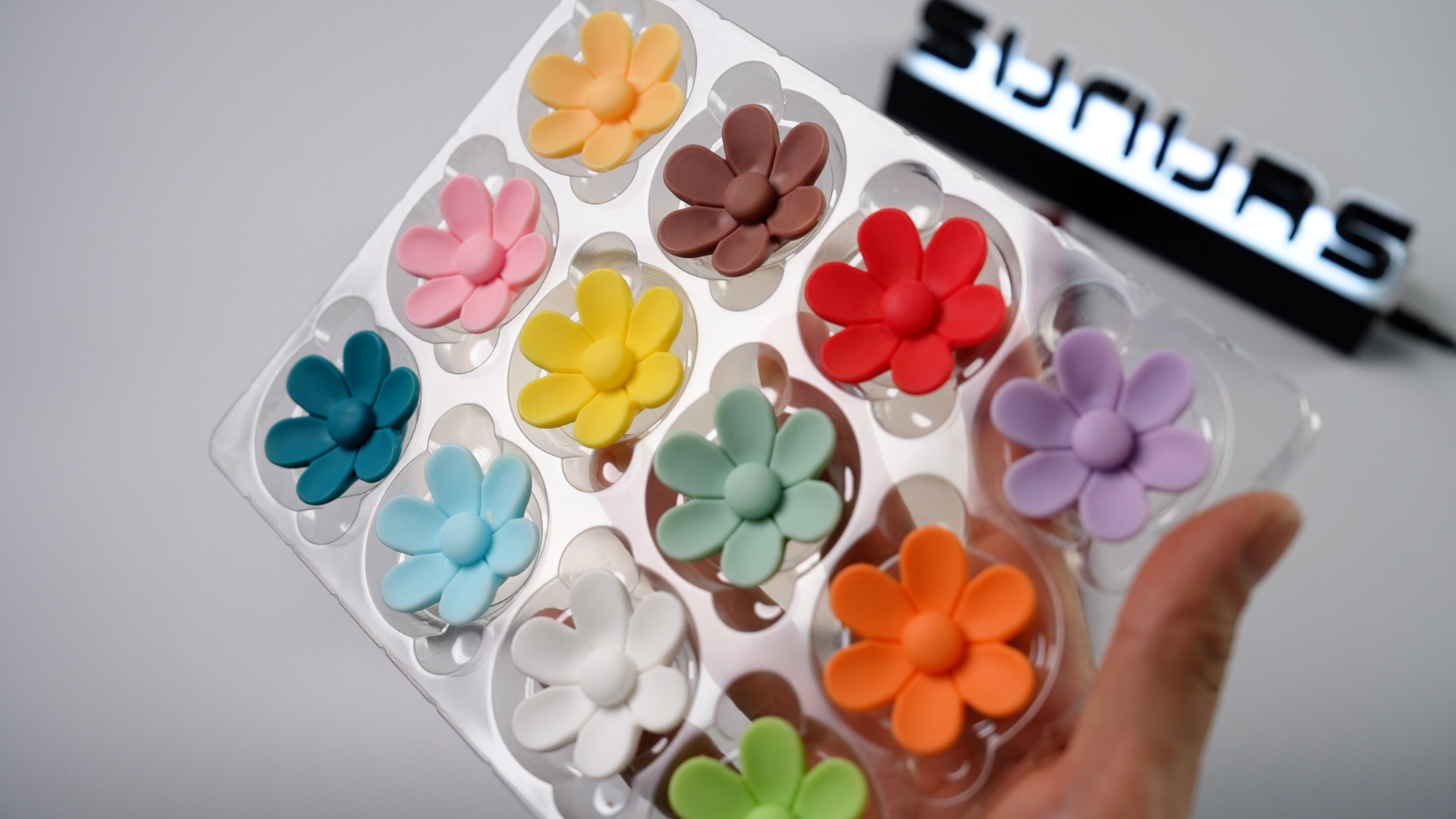 Wanmu 14 stuks magneten koelkast, schattige kleurrijke 3D-bloemen, grappige magneten voor magneetbord kinderen, esthetisch, mooi, kleine koelkastmagneten, decoratie voor kluisje, whiteboard, keuken