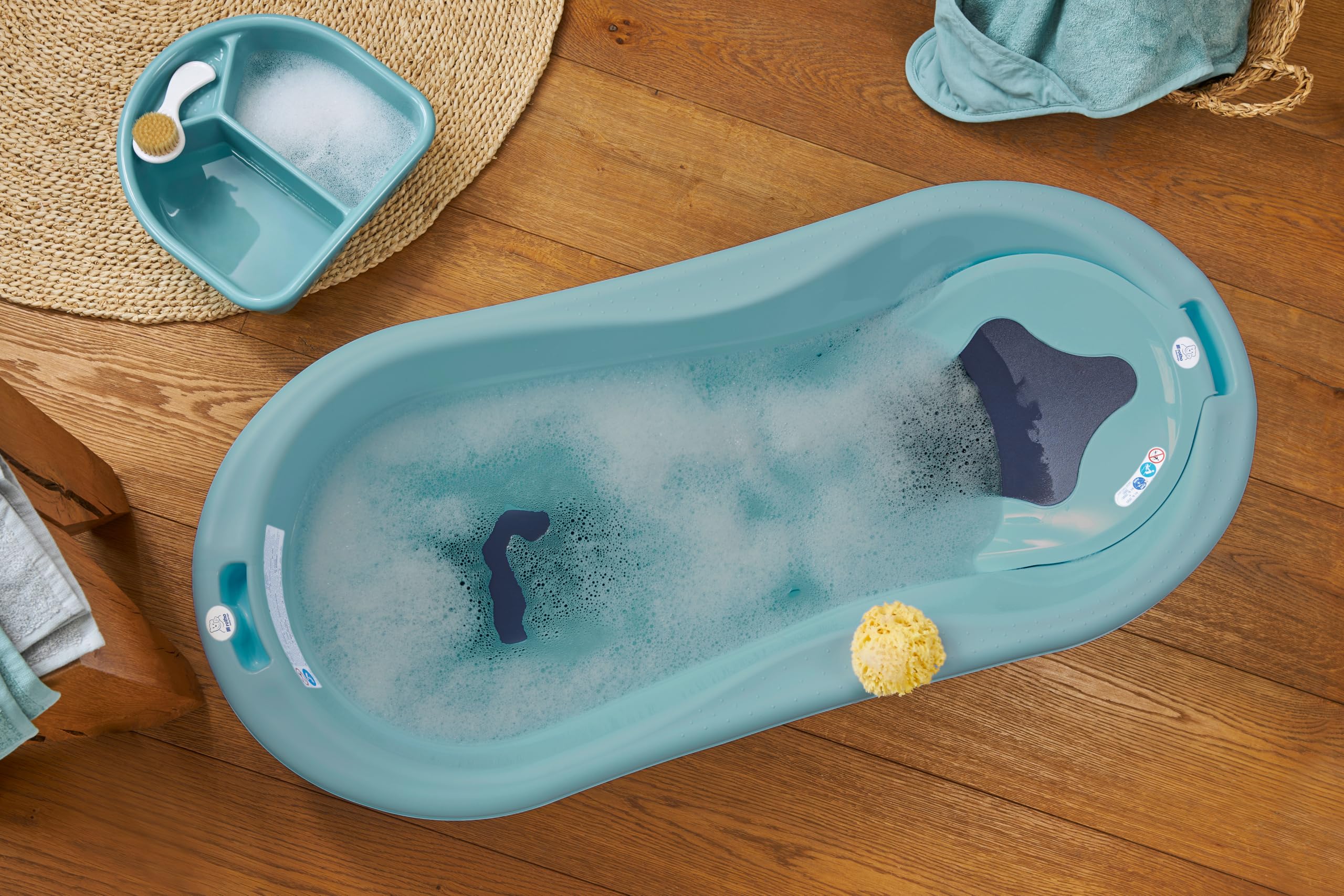 Rotho Babydesign TOP Xtra Babybadewanne, Lagoon