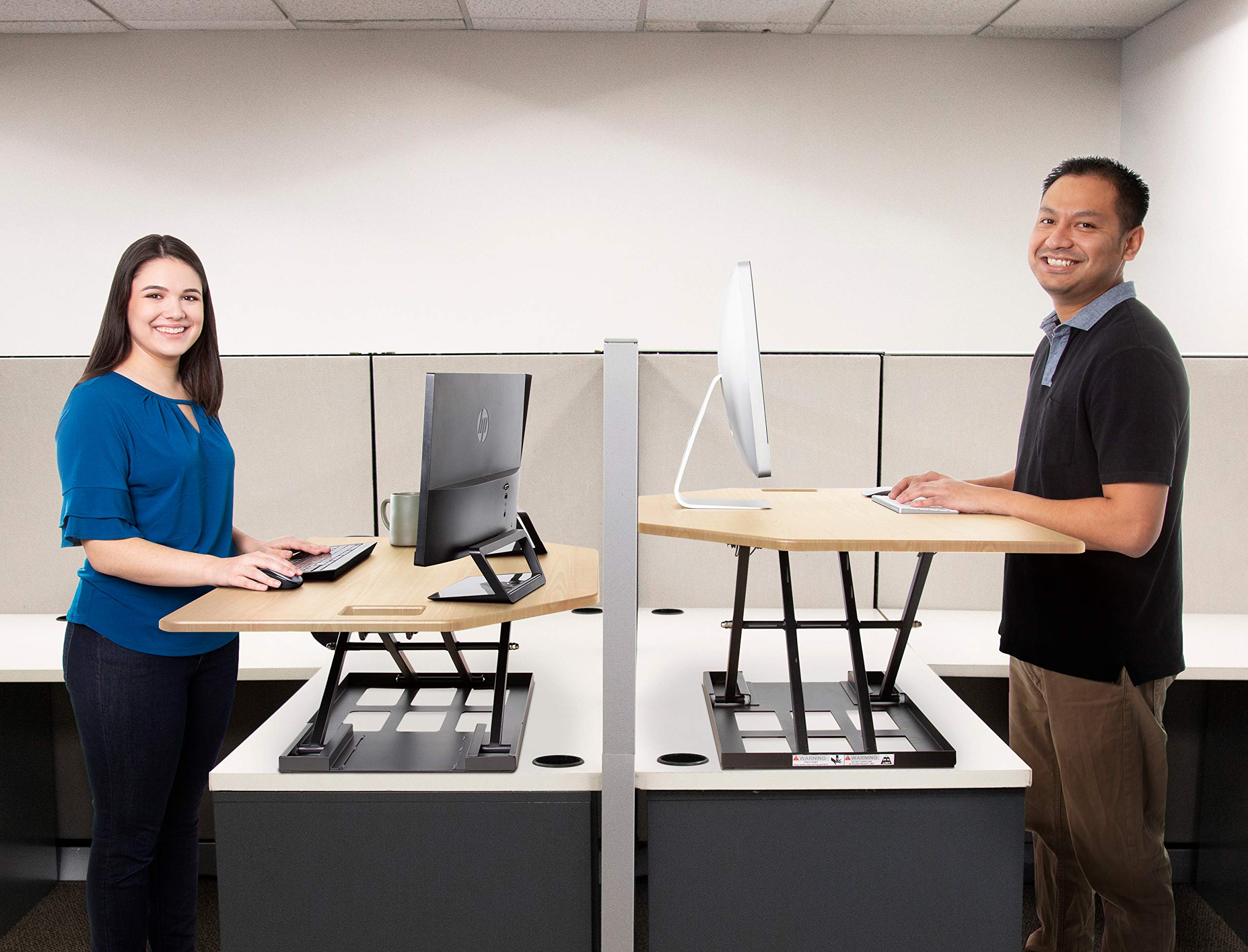 Stand Steady XElite Pro Corner Standing Desk 40 Inch Corner Sit to