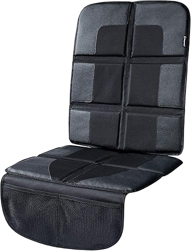 Magnelex Protector de asiento de automóvil, funda más grande, acolchado extra grueso y poliéster 600D impermeable, 2 bolsillos grandes, uso