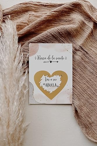 Miniatura 10 de Jolicoon Tarjeta de rascar Vas a ser tia con sobre - Anunciar embarazo tia