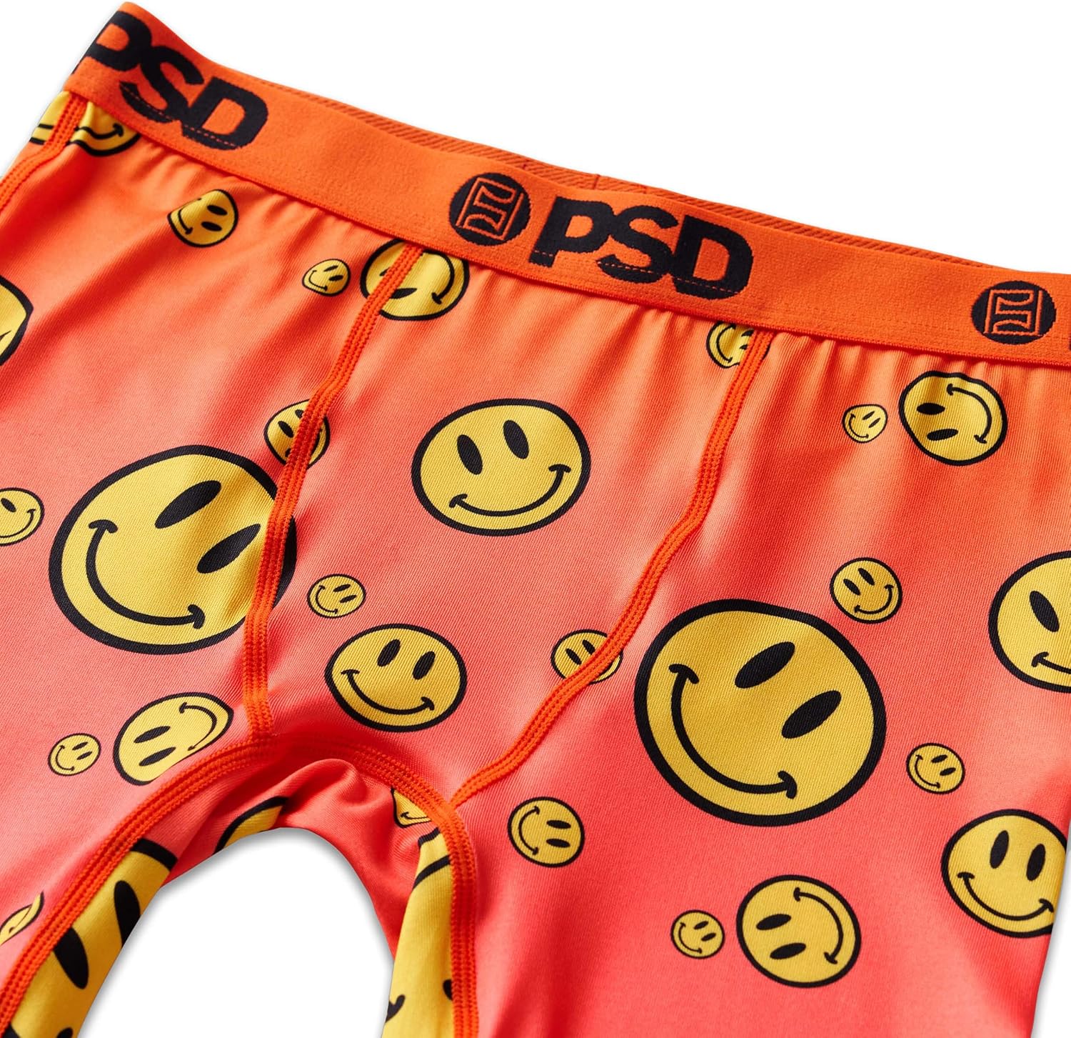 PSD Youth Smiley Face Boxer Briefs – Fun Graphic Stretch Underwear - Image 3