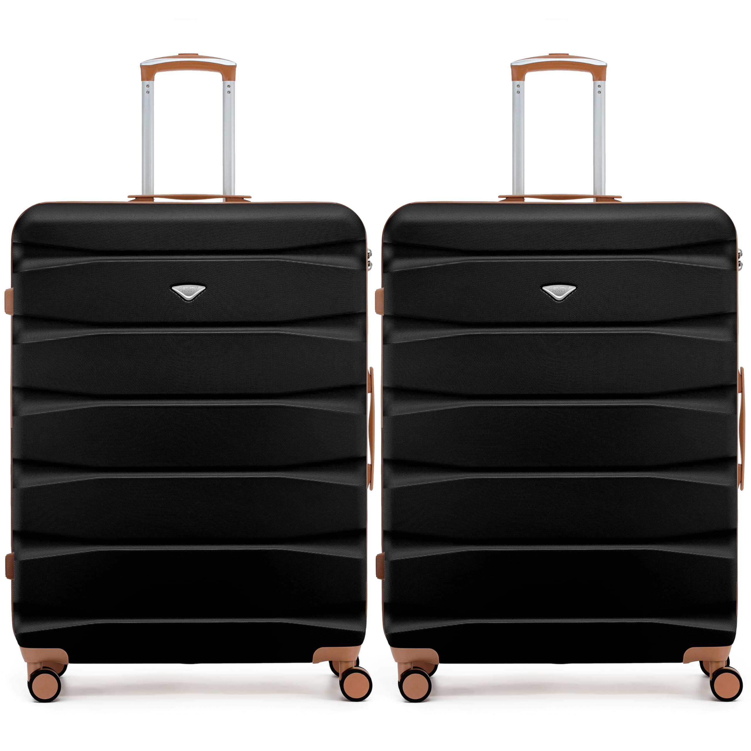 Flight Knight Underseat Cabin Suitcase 45x36x20cm | Free Hand Luggage for EasyJet & Wizz Air | Lightweight ABS Hard Shell with 8 Silent-Glide Spinner Wheels | Max Space Travel Bag — view 41