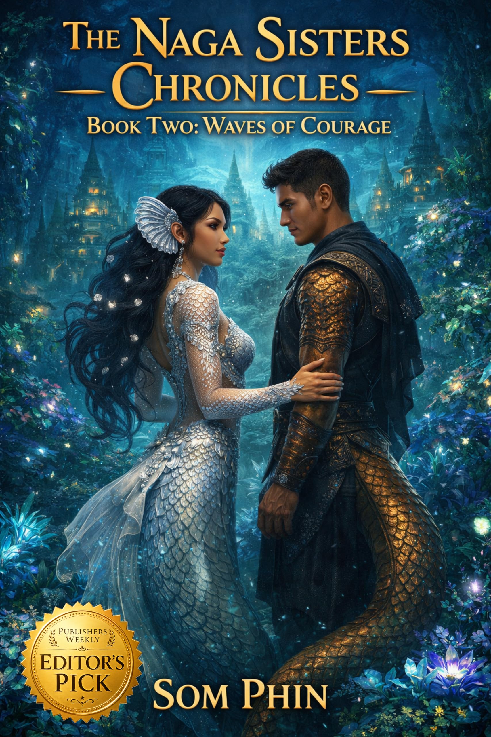 Waves of Courage: An Isekai Romantasy (The Naga Sisters Chronicles Book 2)