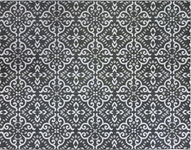 Gertmenian Indoor Outdoor Classic Flatweave Area Rug Stain UV Resistant Carpet Deck Patio Poolside Mudroom 5x7 Ft Standard