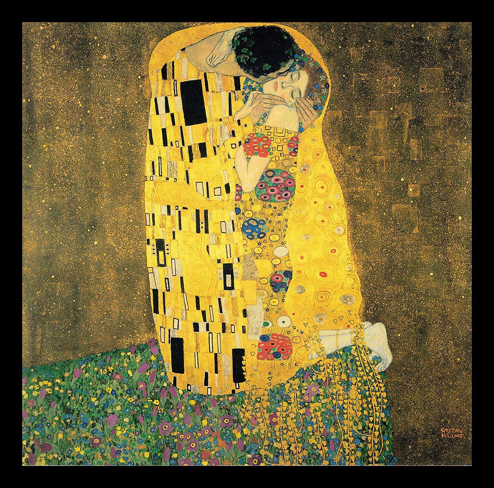 Tallenge - The Kiss by Gustav Klimt - Golden Period - Medium Size 