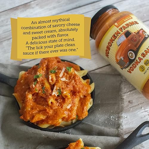 Miniatura 6 de Hoboken Farms Salsa de vodka – Sin azúcar añadido, baja en sodio, sin OMG, sin conservantes, baja en carbohidratos, Keto – Salsa de pasta Better For