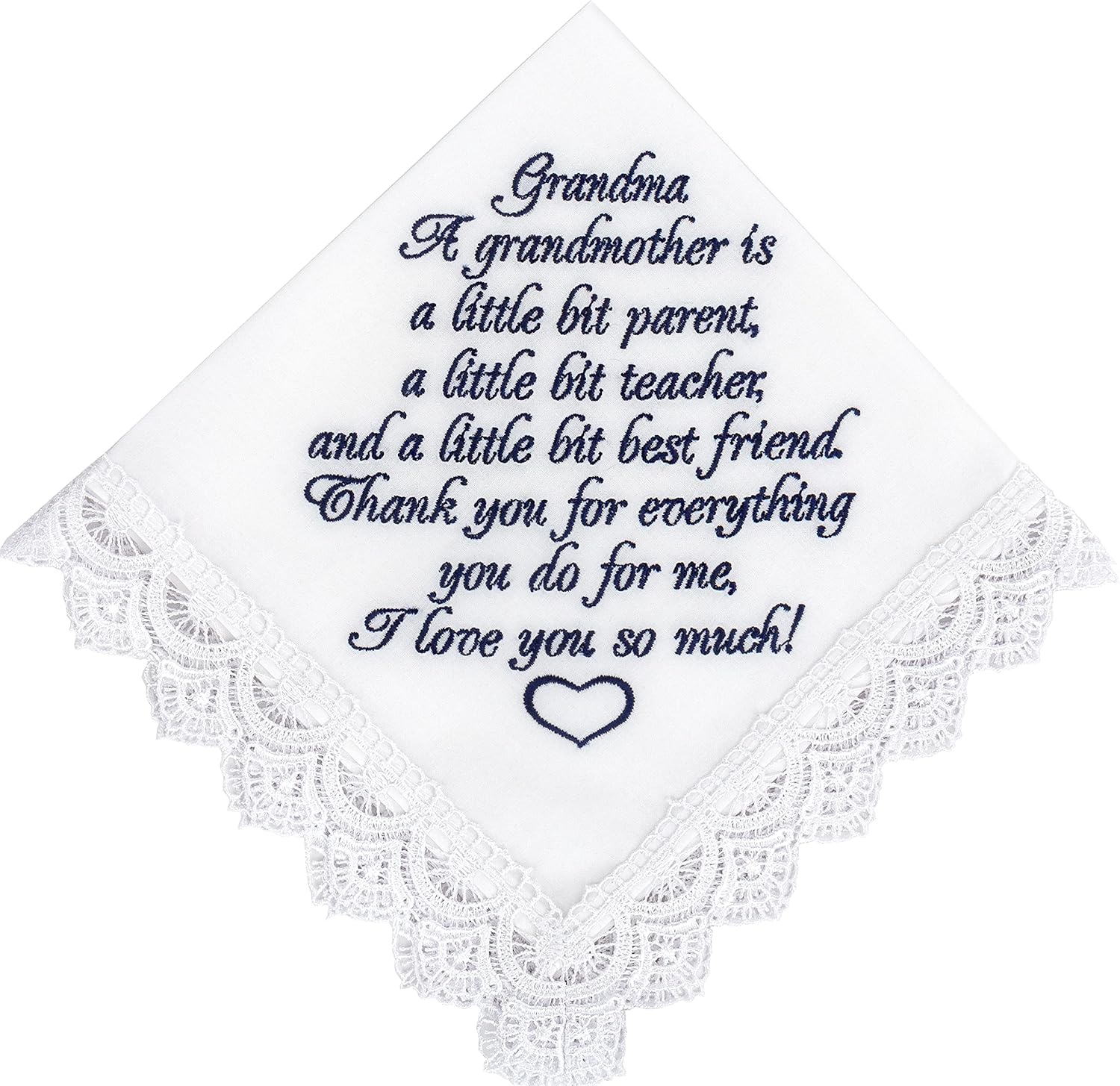 Grandparents Wedding Handkerchief