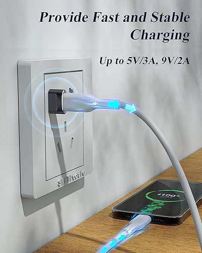 Miniatura 3 de JingLeXin Adaptador USB a USB C, paquete de 4, cargador USB C hembra a macho tipo C convertidor para Apple Watch Ultra iWatch 7 8 SE, iPhone 14 13