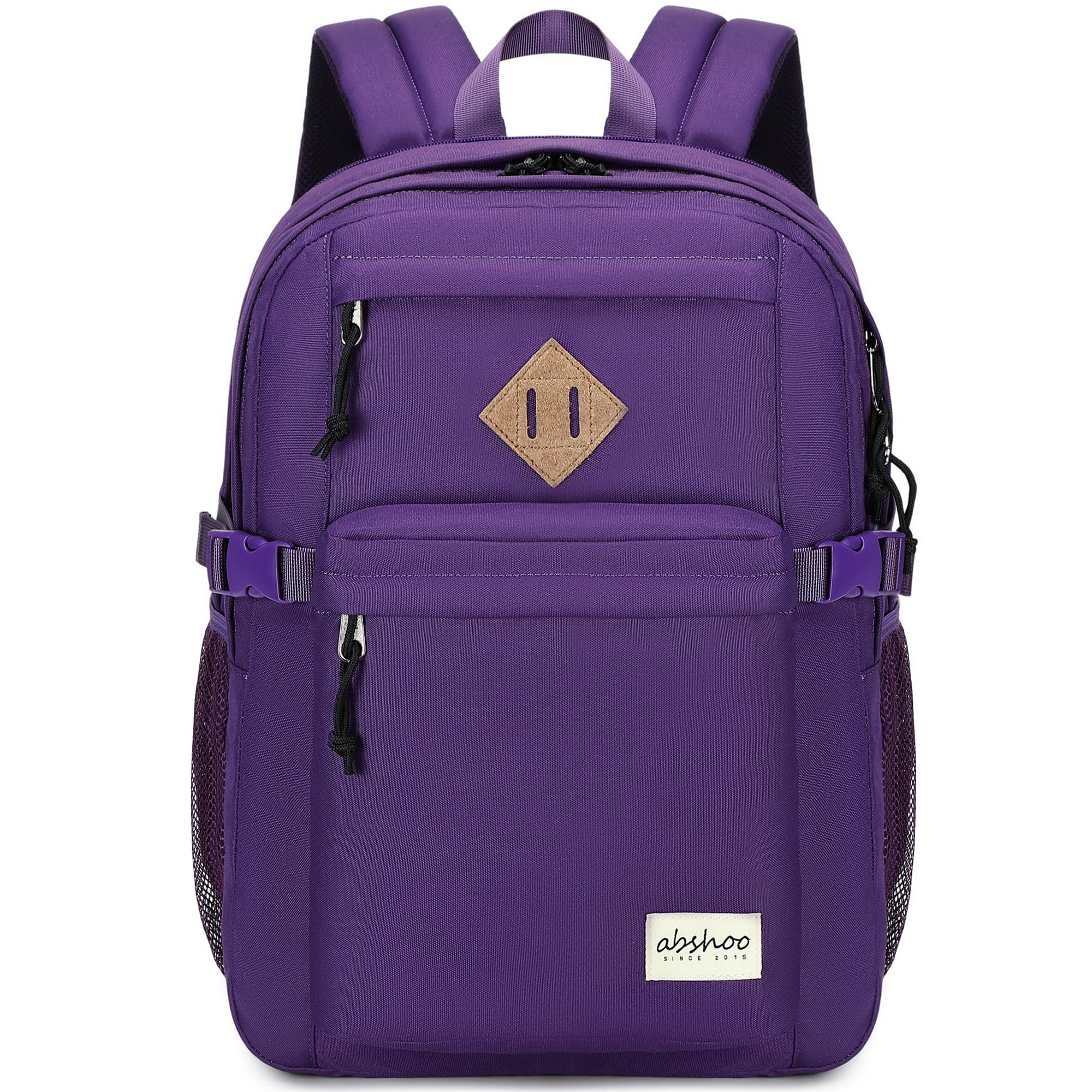 abshoo 32L Backpack for School College Bookbag Middle High School Backpacks Casual Daypack Travel Backpack (Purple)