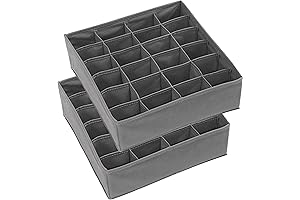 Simple Houseware 2-Pack Closet Socks Organizer