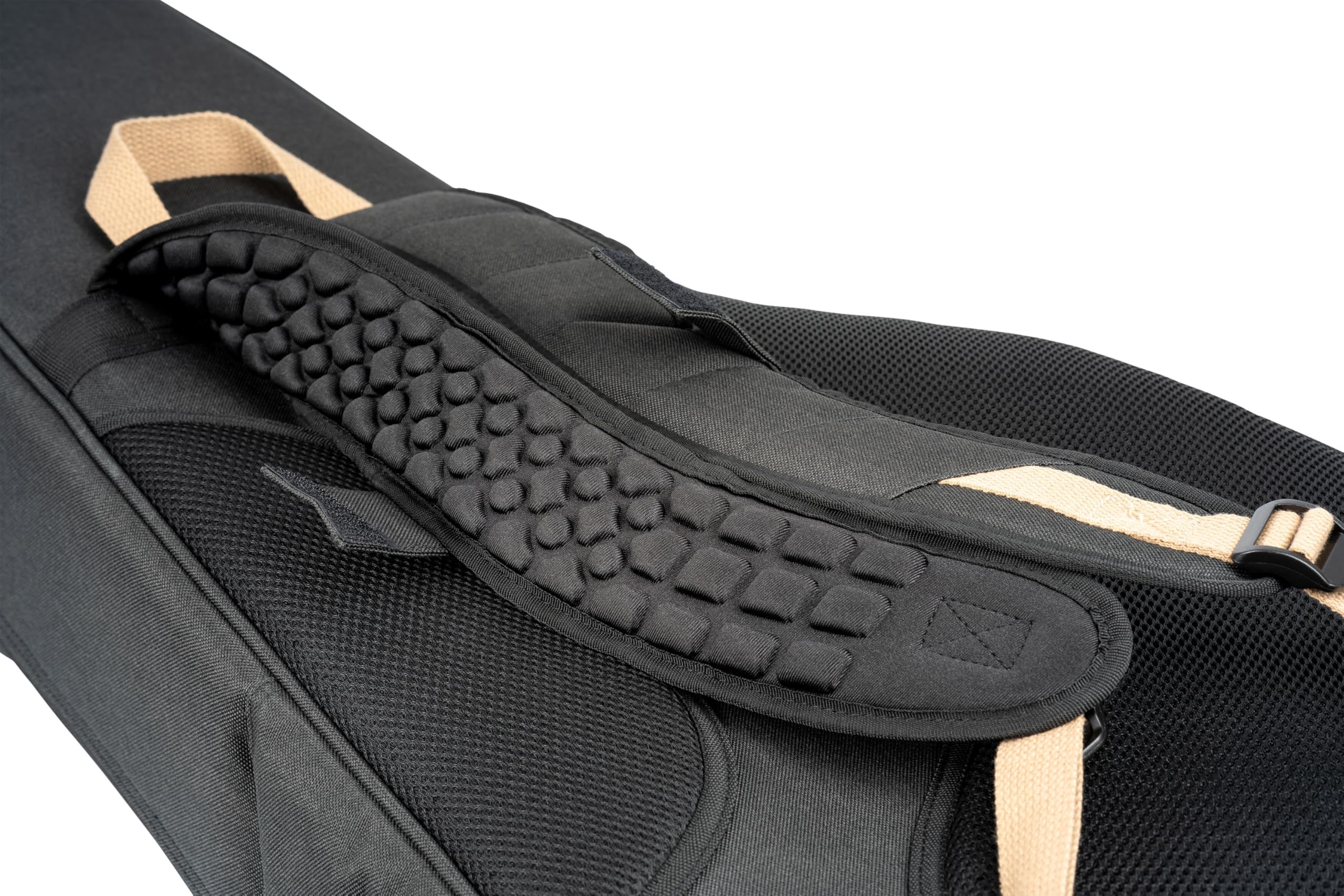 Ortega Guitars Deluxe Guitar Gigbag - Dreadnought - Akustik Gitarren Tasche - Höhe 106 cm - Breite 43 cm - Baumwolle, Schwarz (OGBDN-DLX-BK)
