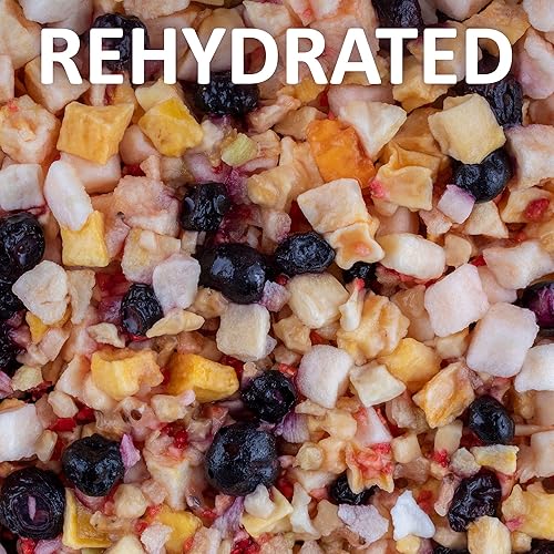 Miniatura 6 de Fruit Mix - Comida instantánea para reptiles, accesorios de dragón barbudo y comida de dragón barbudo, mezcla nutritiva para dragones barbudos,