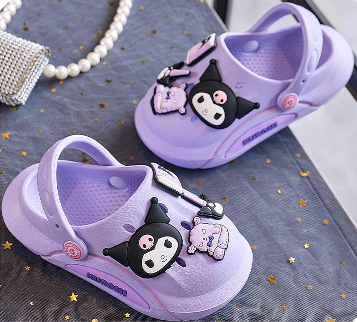 Kuromi Clogs Slip on Water Shoes Casual Summer for Girls Kids Children - Image 5