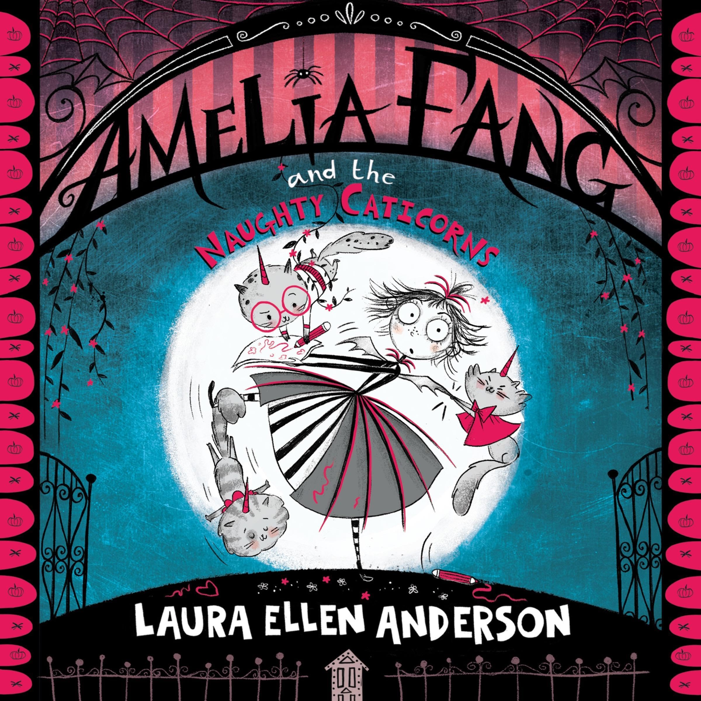 Cover art for Amelia Fang and the Naughty Caticorns