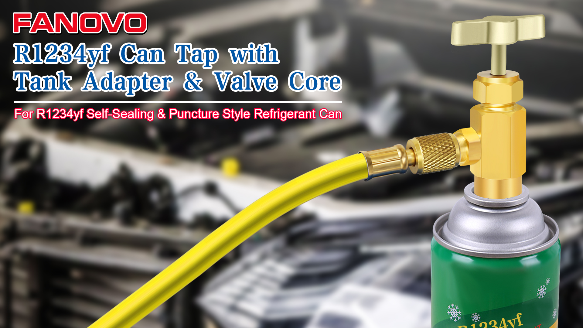 Amazon.com: FANOVO 1234yf Can Tap-R1234yf Refrigerant Self-Sealing