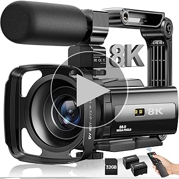 Amazon.com : 8K Video Camera Camcorder 88MP UHD WiFi