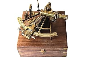 Antique German Working Model Sextant Navigation Tool Collectible