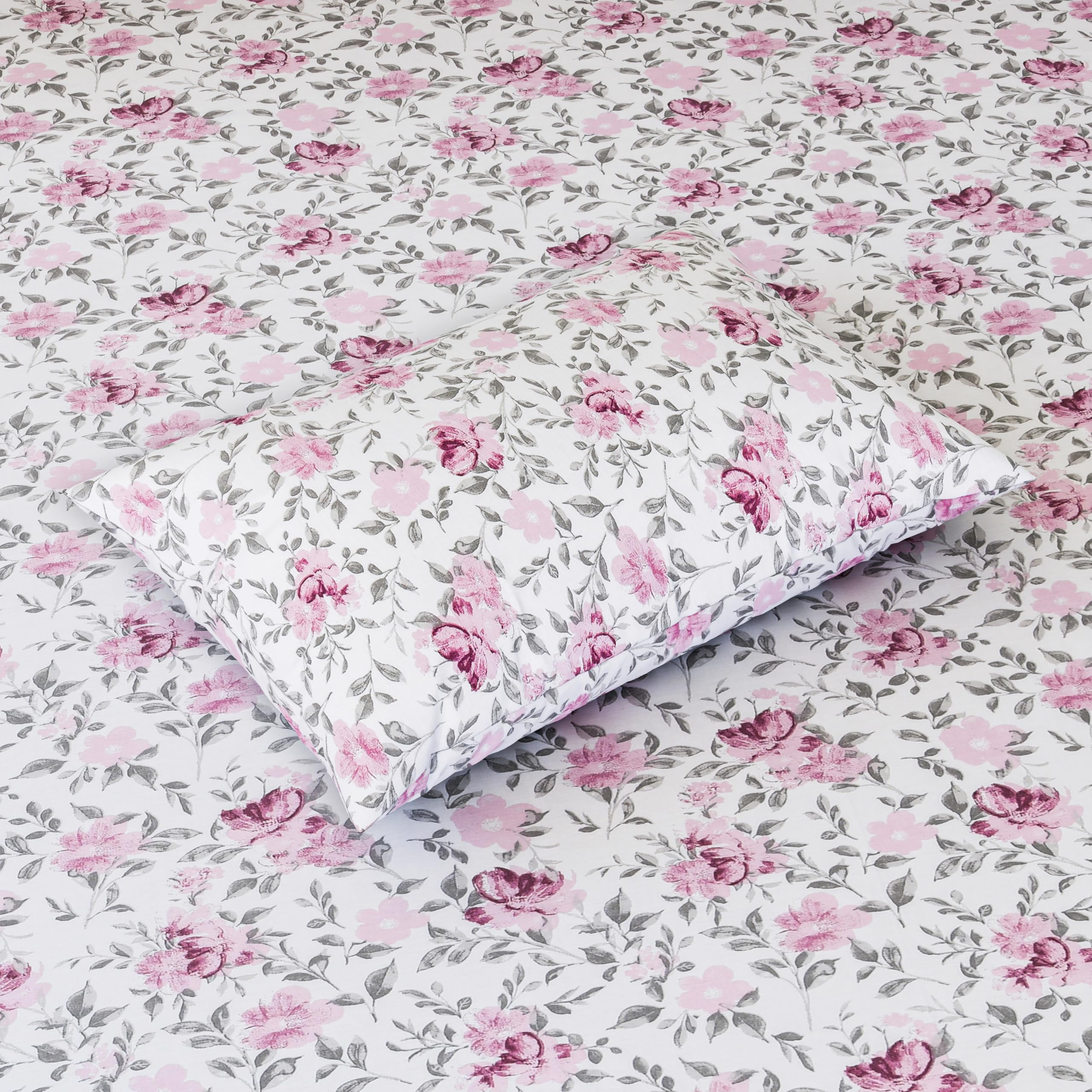 LINENWALAS 100% Cotton Percale Standard Size Pillow Case Set of 2, Crisp and Cooling 200 TC - Image 4